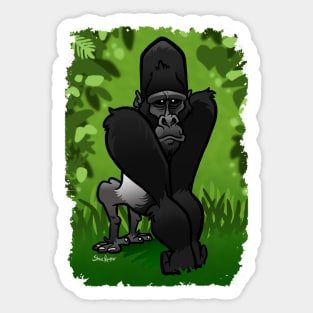 Silverback Gorilla (BG) Sticker